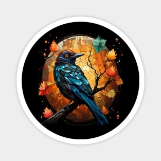 Umbrellabird Rainbow Magnet